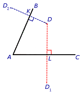 Математика: Задача: найти треугольник с меньшим периметром